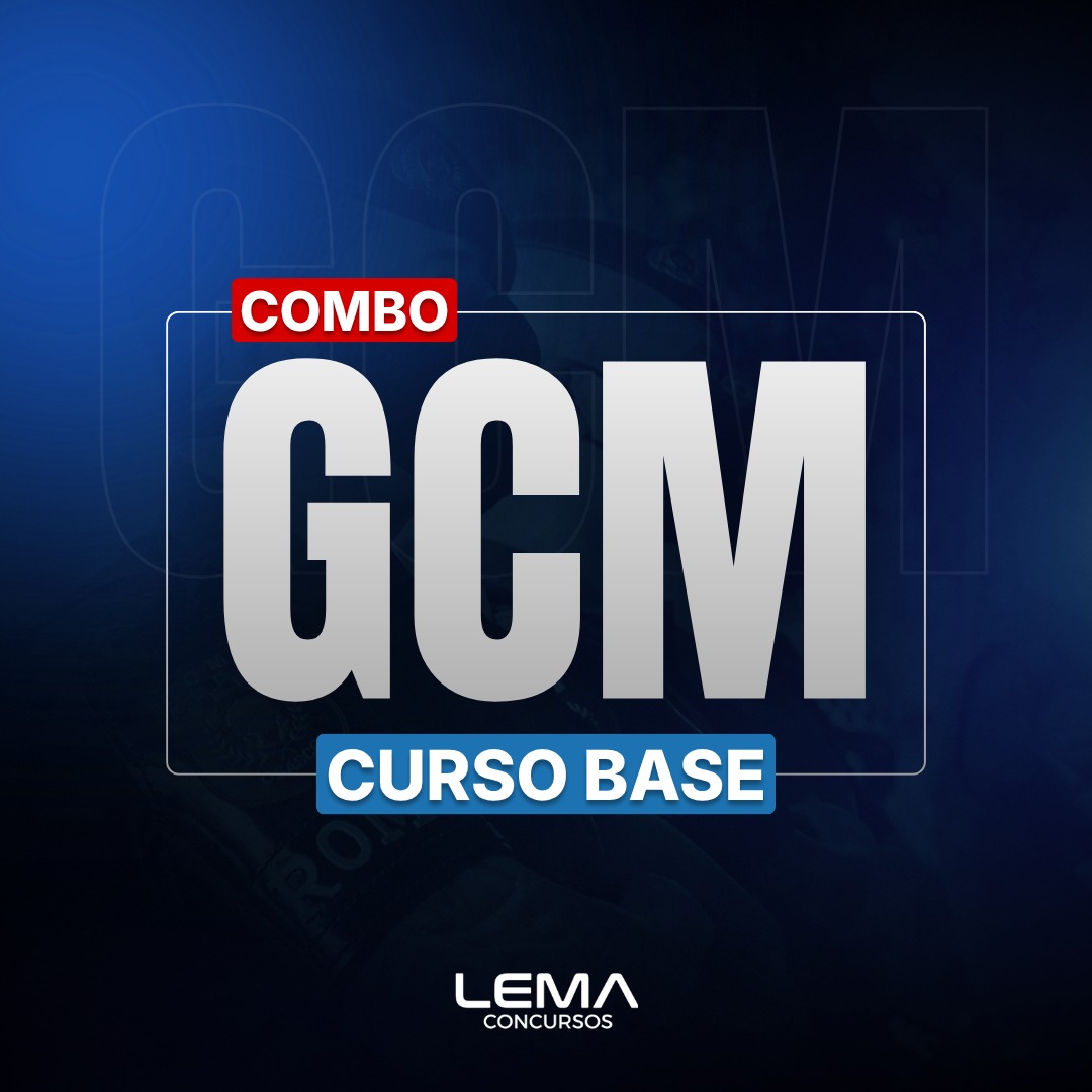 Combo GCM – Guarda Civil Municipal – Curso Base