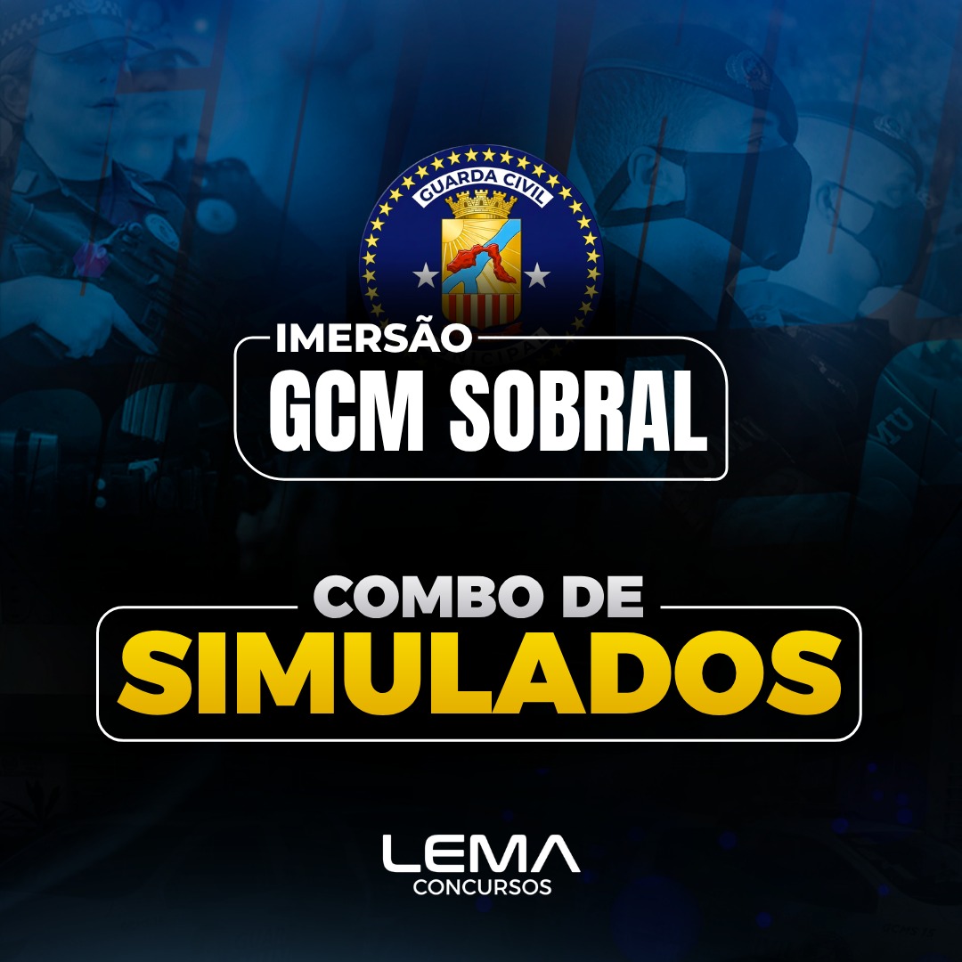 Combo de Simulados | GCM Sobral (CE)