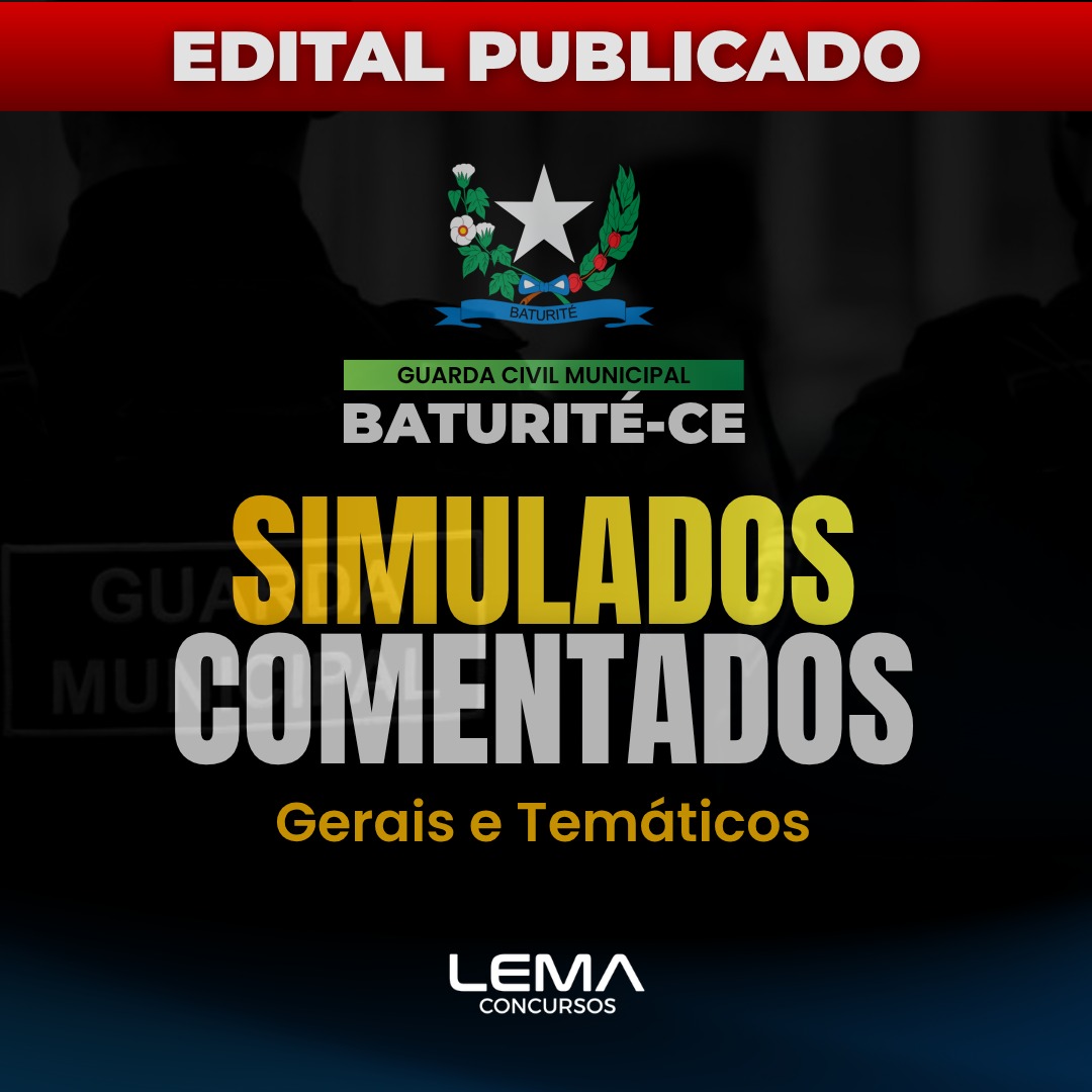 Combo de Simulados - GCM Baturité (CE)