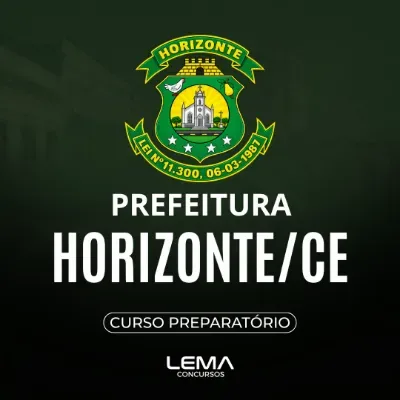 Prefeitura de Horizonte – Nível Médio/Técnico – curso preparatório LEMA